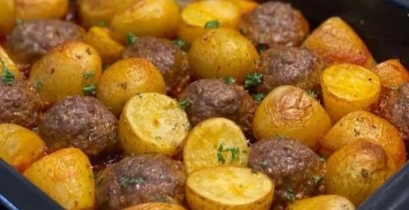 Fırında köfte patates tarifi