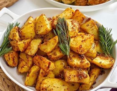 Fırında Soslu Patates