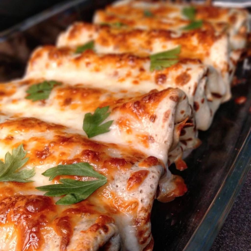 Mantarlı Biftekli Krep Sarma 2 Mantarlı Biftekli Krep Sarma