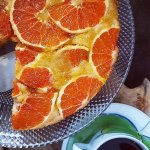Kan Portakallı Ters Yüz Kek