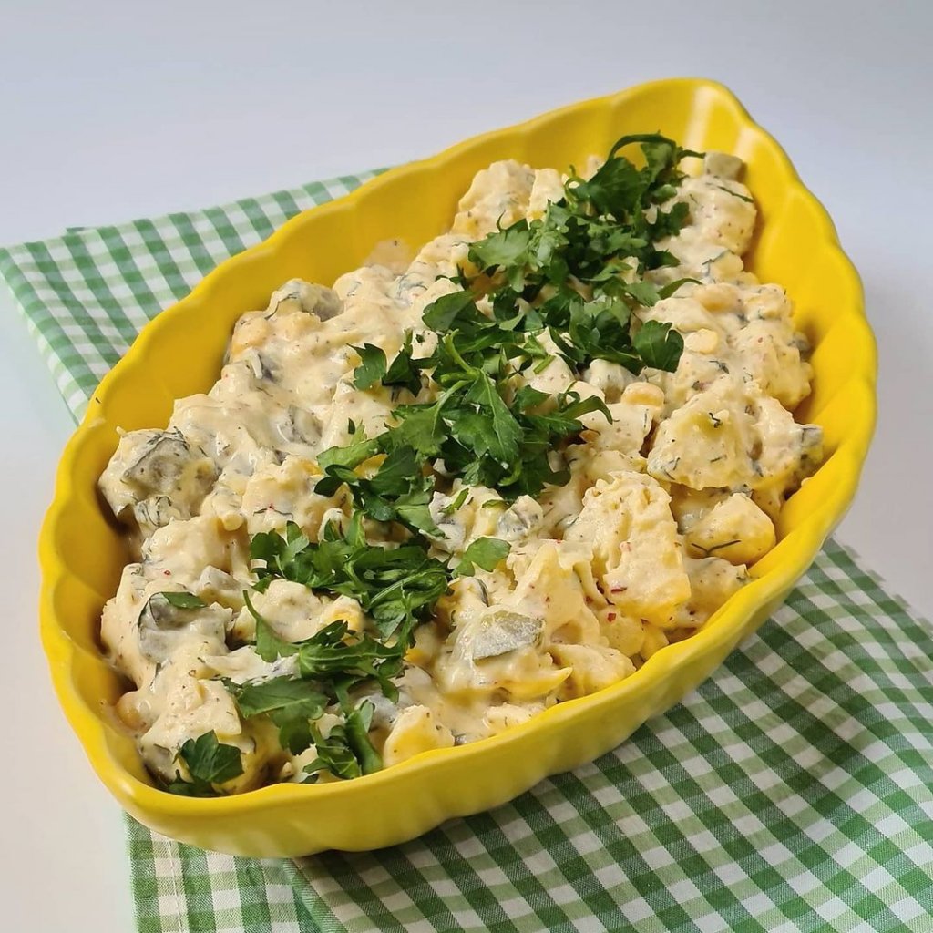 Patatesli Hardal Salatasi — Patatesli Hardal Salatası