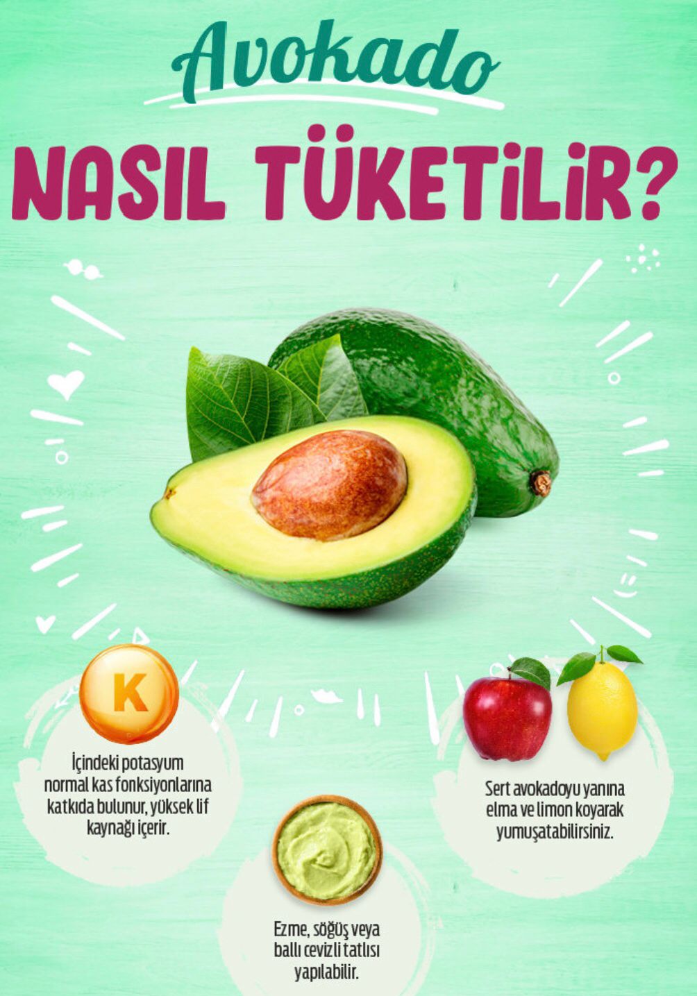 Avokado nedir? Nasıl bir meyvedir? Avokadoyu ne şekillerde
