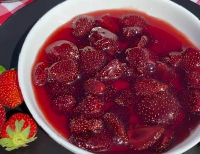 çilek reçeli tarifi